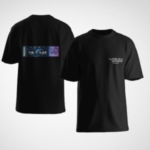 WOD Austria Boarding Pass T-shirt, front and back
